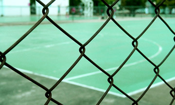 COURT FENCE PAINTING